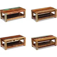 vidaXL Table basse en vieux bois 90x45x35 cm - Table basse - Tables basses - Table basse en bois