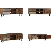 vidaXL Armoire TV 118×30×40 cm Bois massif Mango - Armoire TV - Meubles TV - Meubles TV