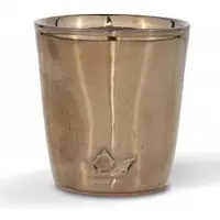 Dutchdeluxes Tasse à Expresso Dutchdeluxes Dented Cup Platinum 130ml (4 pièces)
