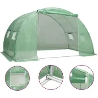 vidaXL Serre 8 m² 2x4x2 m