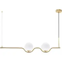Toolight Lampe Suspendue APP981-2CP Gold