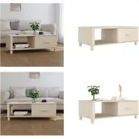 vidaXL Sideboard HAMAR Marron miel 100x55x35 cm Pin massif - Table basse - Tables basses - Table basse en bois - Table basse en bois massif