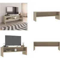 vidaXL Armoire TV Chêne Sonoma 120x40x40 cm Bois composite - Armoire TV - Plateau TV - Tables TV