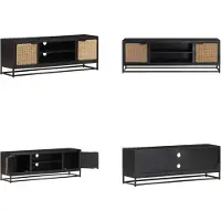 vidaXL Armoire TV 120x30x40 cm Bois massif Mango - Armoire TV - Meubles TV - Sideboard