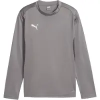 Puma Sweat de sport gris / blanc