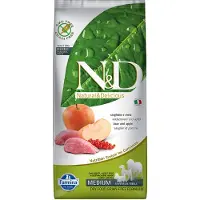 Farmina N&amp;D Prime Dog Adult medium &amp; maxi Wild boar &amp; apple - Sanglier &amp; pomme pour chiens adultes de races moyennes et grandes - 12 kg