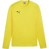 Puma Sweat de sport 'TeamGOAL' jaune / noir