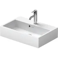 Duravit Lavabo Compact VERO AIR m ÜL m HLB 600x400mm 1 trou de robinet blanc (400 mm, 600 mm)