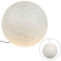 QAZQA Lampe d'extérieur moderne grise 77 cm IP65 - Nura