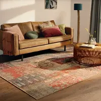 FRAAI Tapis patchwork - Moods Rustique No. 16 | 115x170 cm | Rectangulaire | Tissage plat