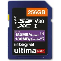 Integral Cartes SDXC 256 Go UltimaPro Pro V30 UHS-I U3 180W/130R