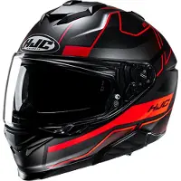 HJC i71 Iorix MC1SF Casque Intégral Mat/Noir/Rouge M unisex