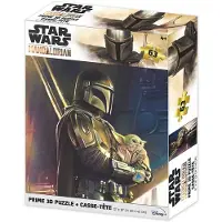 PADU Le puzzle lenticulaire Mandalorien Mando et Grogu 200 pièces