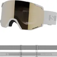 Salomon S/view Access Ski Goggles Blanc Gold/CAT2
