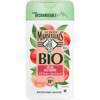 Le Petit Marseillais - Gel Douche Bio Rafraichissant, Au Ph Neutre, Pêche Nectarine, 250ml Douche