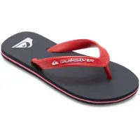 Quiksilver Chaussures ouvertes 'Molokai Core' bleu marine / rouge / blanc