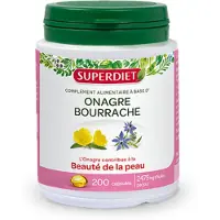 SuperDiet SUPER DIET Onagre + Bourrache 200 pc(s) Capsule(S)