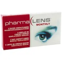 Pharmalens Lentilles (mois) (Dioptrie +7.00) 3 pc(s) Lentilles De Contact