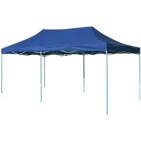 vidaXL Tente pliante Pop-Up 3x6 m bleue