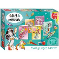 Jumbo Maak je eigen kaarten - Jill, Set de tampons pour enfants, 8 an(s), Multicolore