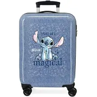 Disney unisex. 3851722 Valise cabine rigide Stitch You are magical 55 cm bleu (OSFA), Casuel, ABS/Polycarbonate