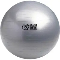 Fitness-Mad Ballon suisse anti-éclatement 150 kg - 55 cm - Graphite