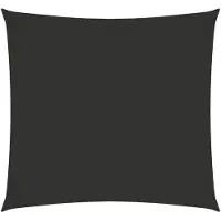 vidaXL Parasol en tissu oxford carré 7x7 m anthracite