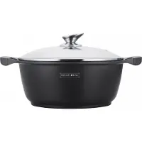 Royalty Line Faitout en fonte 24 cm Noir RLBS24M