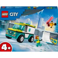 LEGO City Ambulance et snowboardeur - 60403