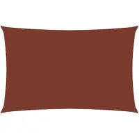 vidaXL Voile de parasol tissu oxford rectangulaire 4x7 m terre cuite