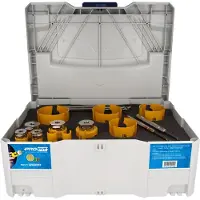 Pro-Fit ProFit 09081682DSCT Lochsäge Multi Purpose Set 16/20/22/25/29/35/44/51/64/67/76/82 mm (16 mm, 20 mm, 22 mm, 25 mm, 29 mm, 35 mm, 44 mm, 51 mm, 64 mm, 67 mm, 76 mm, 82 mm)