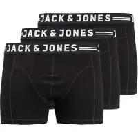 Jack & jones Sense Boxers 3 Units Noir 2XL Homme