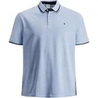 Jack & Jones Paulos Plus Size Short Sleeve Polo Bleu 7XL Homme