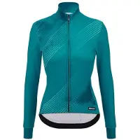 Santini Pure Dye Long Sleeve Jersey Vert M Femme