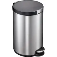 EKO - Artistic Pedal bin 12 litres - Acier inoxydable Plastique - Acier inoxydable mat