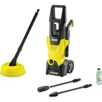 Kärcher K 3 HOME T50 long Nettoyeur haute pression Droit Electrique Noir, Jaune 380 l/h 1600 W