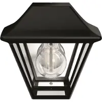 Philips myGarden Applique murale d'extérieur Alpenglow, noir, diffuseur en verre, éclairage de jardin