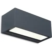 Lutec Applique extérieure LED 1 flamme fonte d'aluminium