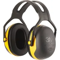 Peltor Casque antibruit confortable Peltor X2 SNR 31 Noir et Jaune