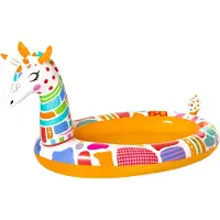 Bestway 266 x 157 x 127 cm Piscinette Groovy Giraffe Sprayer