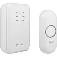 Byron Sonnette de porte sans fil Fonctionne avec des piles