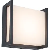 Lutec LED Applique murale extérieure Qubo IP54 Anthracite 5195401118