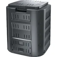 Prosperplast Composteur de jardin 320 L noir antigel Compogreen