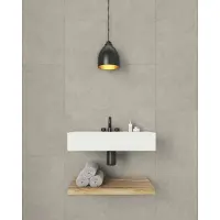 Grosfillex Tuile de revêtement mural GxWall+ 11pcs Béton 30x60cm Beige