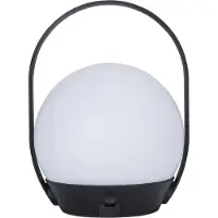 Lutec Lampe de table intelligente Cardi Noir