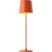Big Buy Cooking BRILLIANT Lampe de table LED portable Kaami | hauteur : 37 cm | 2W 310 lm 3000K | dimmable par variateur tactile | rechargeable par USB | orange