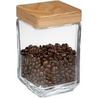 5 Five Pichet en verre carré avec couvercle en pin « pin » 1,7 l - 5 five simply smart