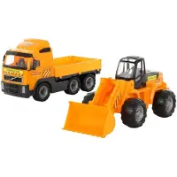 Polesie QT truck set VOLVO + excavator