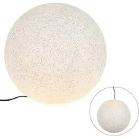 QAZQA Lampe d'extérieur moderne grise 56 cm IP65 - Nura
