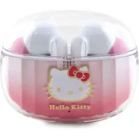 Hello Kitty słuchawki Bluetooth HKTWSHDGKEP TWS + stacja dokująca różowy/pink Gradient Electroplatin